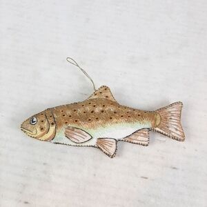 🔥Speckled Brown Trout Fish Hanging Christmas Ornament